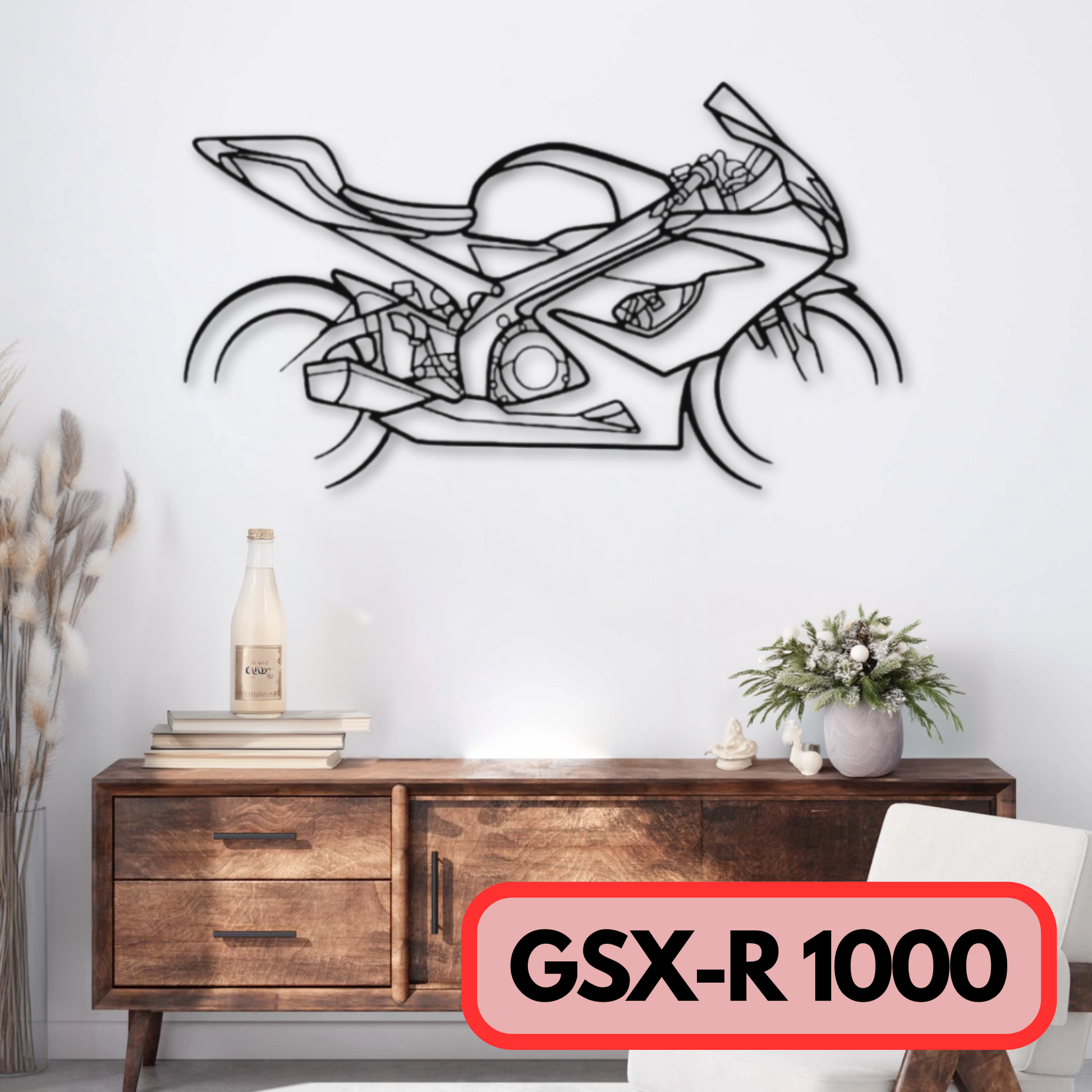 Décoration murale métal GSX-R 1000