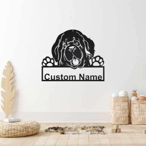 Décoration Chien Personnalisable Terre-Neuve