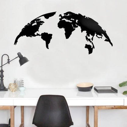 Décoration Murale Métal Globe Terrestre